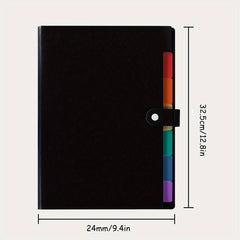 Accordion File Holder Organizer A4 Letter Size Paper Document Receipt Organizer