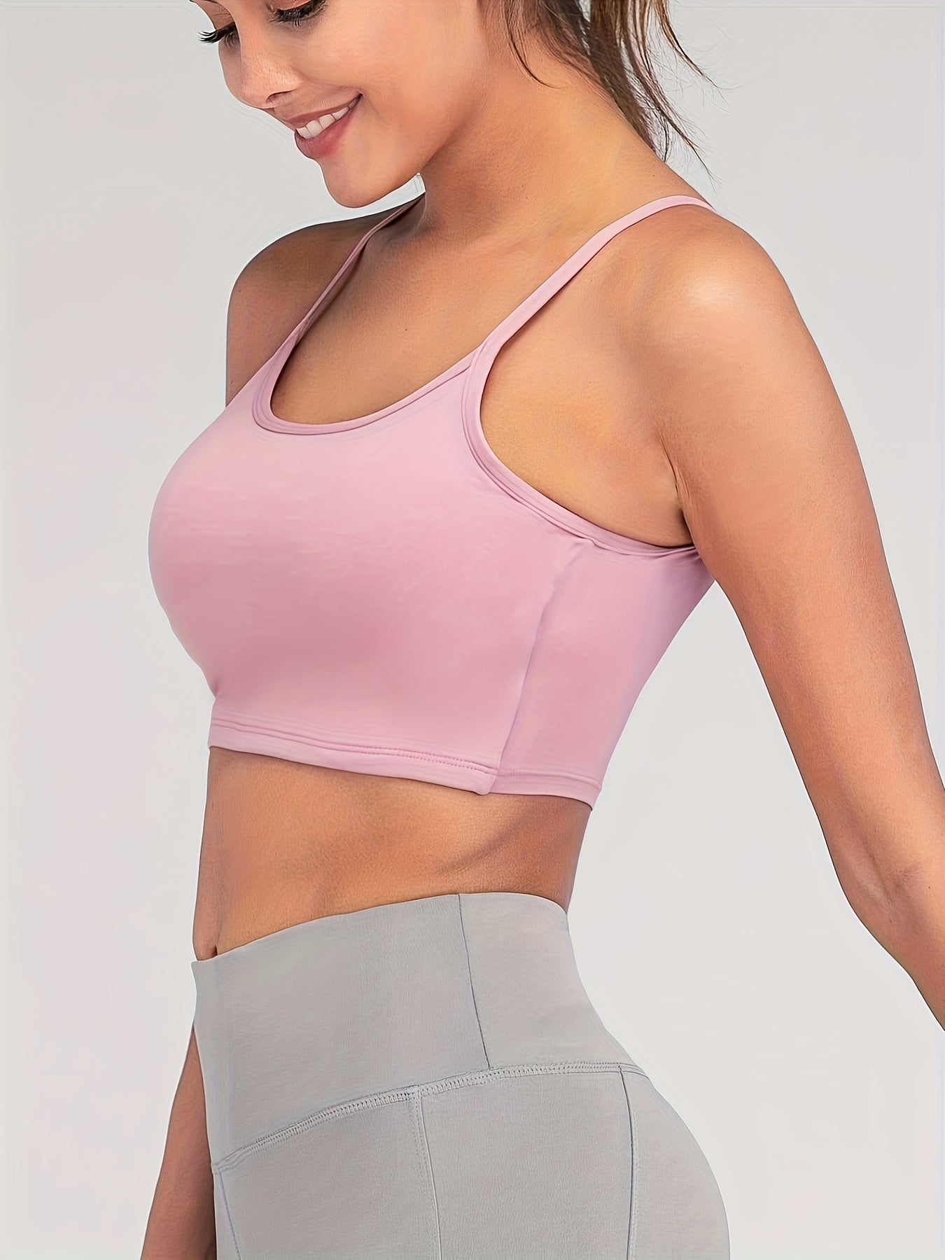 High Stretch Shockproof Sports Bra Criss Cross Cami Yoga Bra