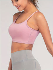 High Stretch Shockproof Sports Bra Criss Cross Cami Yoga Bra
