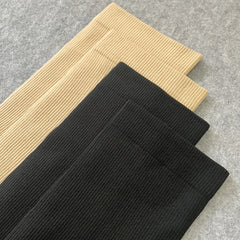 2 Pairs Open Toe Compression Socks Breathable Knee-Length Gym Fitness Stockings