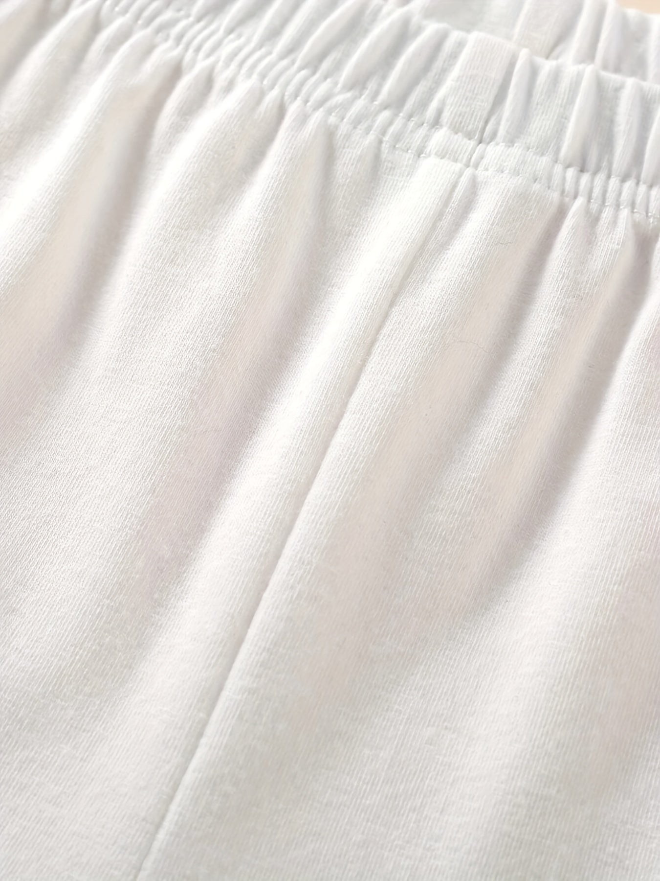 3pcs Girls Soft Bottoming Elastic Waist Shorts for Spring Summer