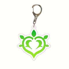 Anime Keychain Seven Elements Bag Pendant Key Ring