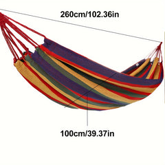 Portable Hanging Garden Canvas Hammock Swing Chair