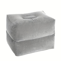 Inflatable Flocking PVC Ottomans for Travel and Office Nap