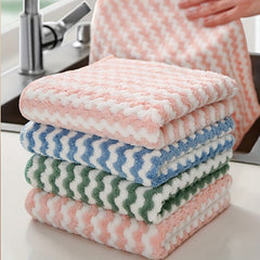 Thickened Kitchen Decontamination Dishwashing Cloth