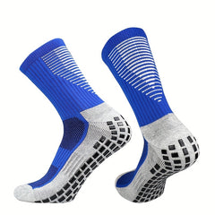 Non-slip Athletic Socks w/ Silicone Bottom for Football
