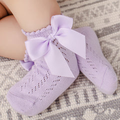 Toddler Girls Socks Bow Princess Socks