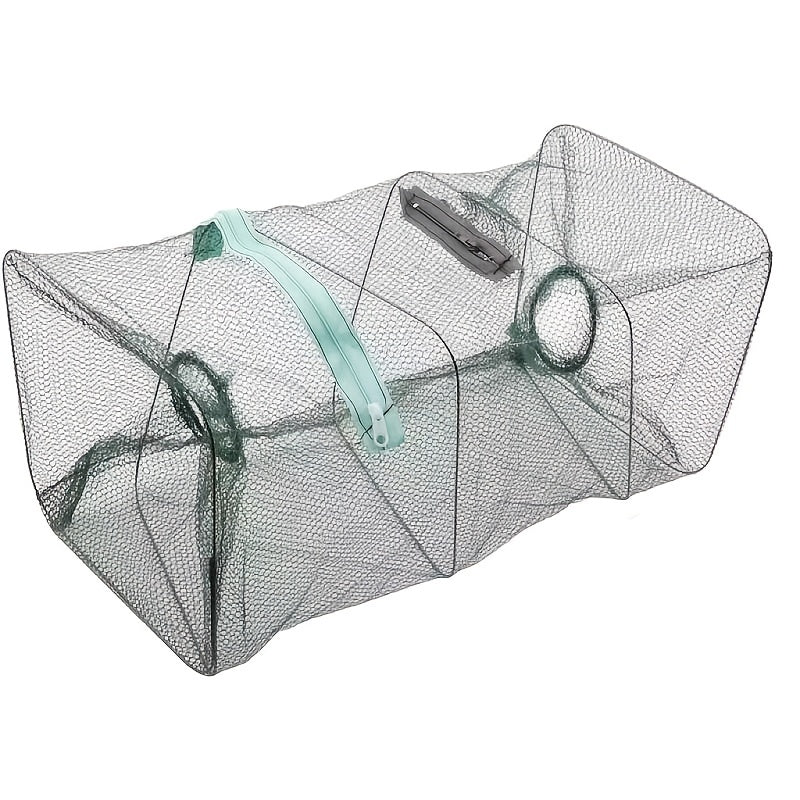 Foldable Fishing Bait Trap Catcher with Portable Cast Net 8.2x17.7 inches