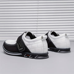 Men's PU Leather Hook And Loop Slip On Shoes Spring Summer