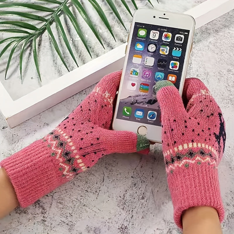 Touch Screen Gloves Winter Riding Driving Warm Gloves