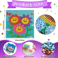 Full Diamond Art Set for Beginners DIY Gemstone Arts & Crafts Home Wall Decor