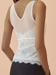 Lace Tank Top Romantic Sheer Mesh Women's Lingerie