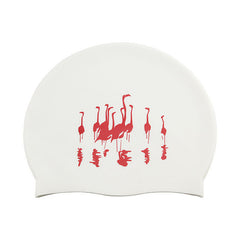 Stay & Stylish Adult Cartoon Silicone Swim Cap for Men & Women