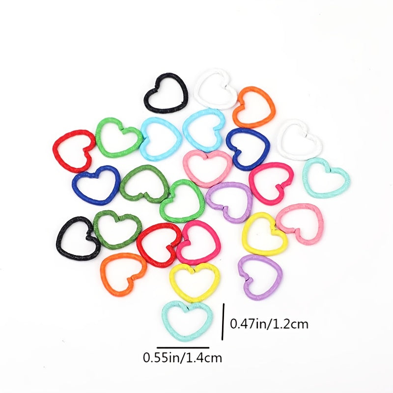 30pcs Girls Heart Star Hair Beads DIY Accessories