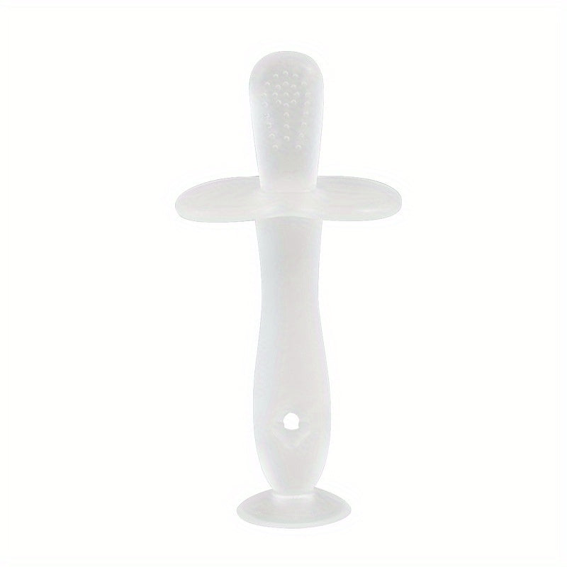 Silicone Teether Baby Teething Toy Baby Toothbrush With Suction Cup