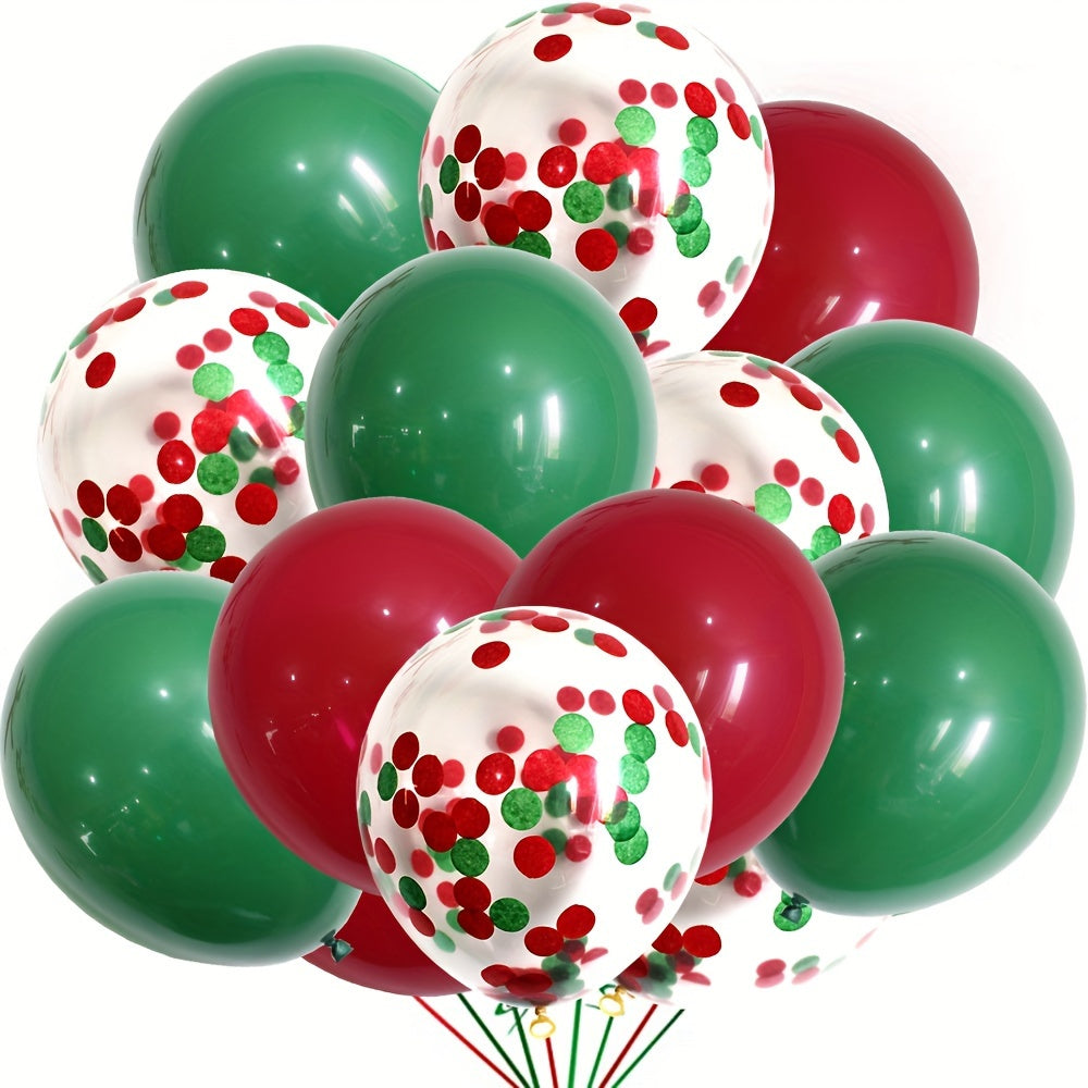 50pcs Christmas Latex Balloon Set Holiday Celebration Party Decor