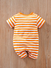 Fox Print Baby Short Sleeve Bodysuit