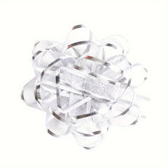 5pcs Shining Film Snow Yarn Star Pull Flower Laser Butterfly Bow Ribbon Wedding
