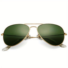 Aviator Sunglasses Men Metal Frame Retro Classic Military Pilot