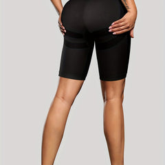High Waist Butt Lifting Yoga Shorts Stripe Fitness Sports Activewear
