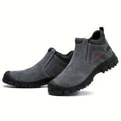 Suede Steel Toe Safety Boots Slip Resistant Insulated Shoes 6KV