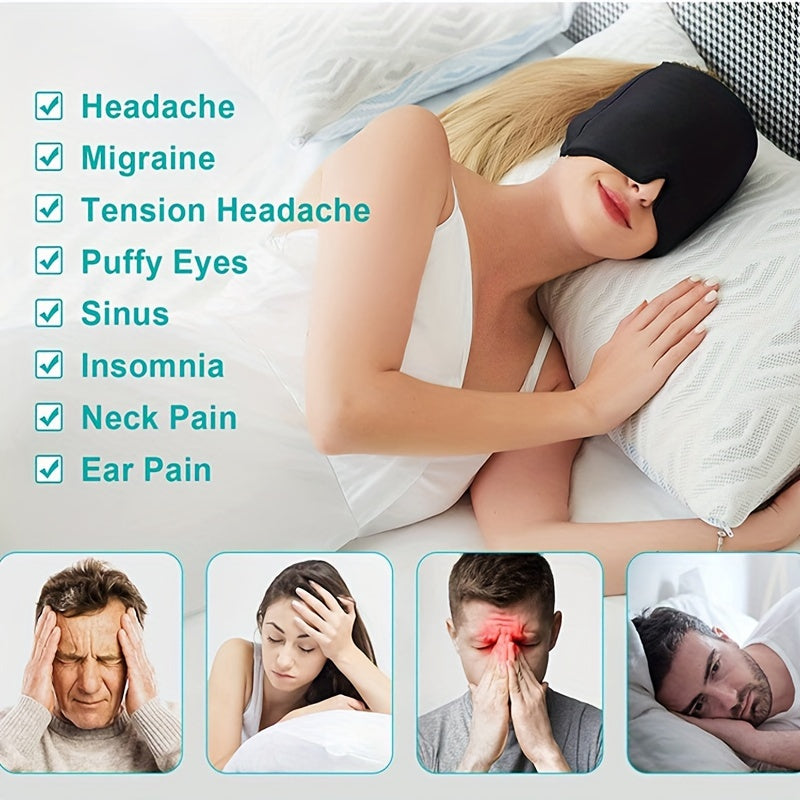 Migraine Relief Gel Ice Headgear Cold Compression Single Layer Cap