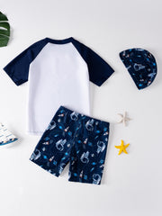 Boys Astronaut Swimwear Set for Beach Vacation