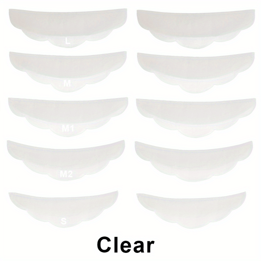 5 Pairs Lash Lift Rods Silicone Eyelash Pads Y Shape