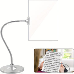 Large Hands-Free Floor Magnifying Glass for Reading Painting Sewing Mobile