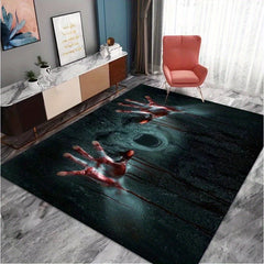 Crystal Velvet Halloween Room Decor Floor Mat