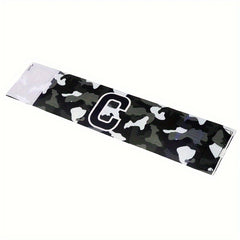 Football Captain Sleeve Armband C-shaped Pattern Elastic for Competition