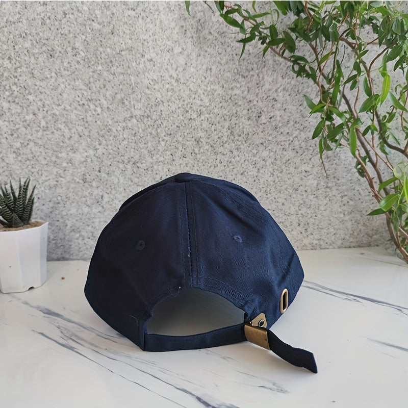 Solid Baseball Cap Adjustable Unisex Dad Hats Casual Sun Hat