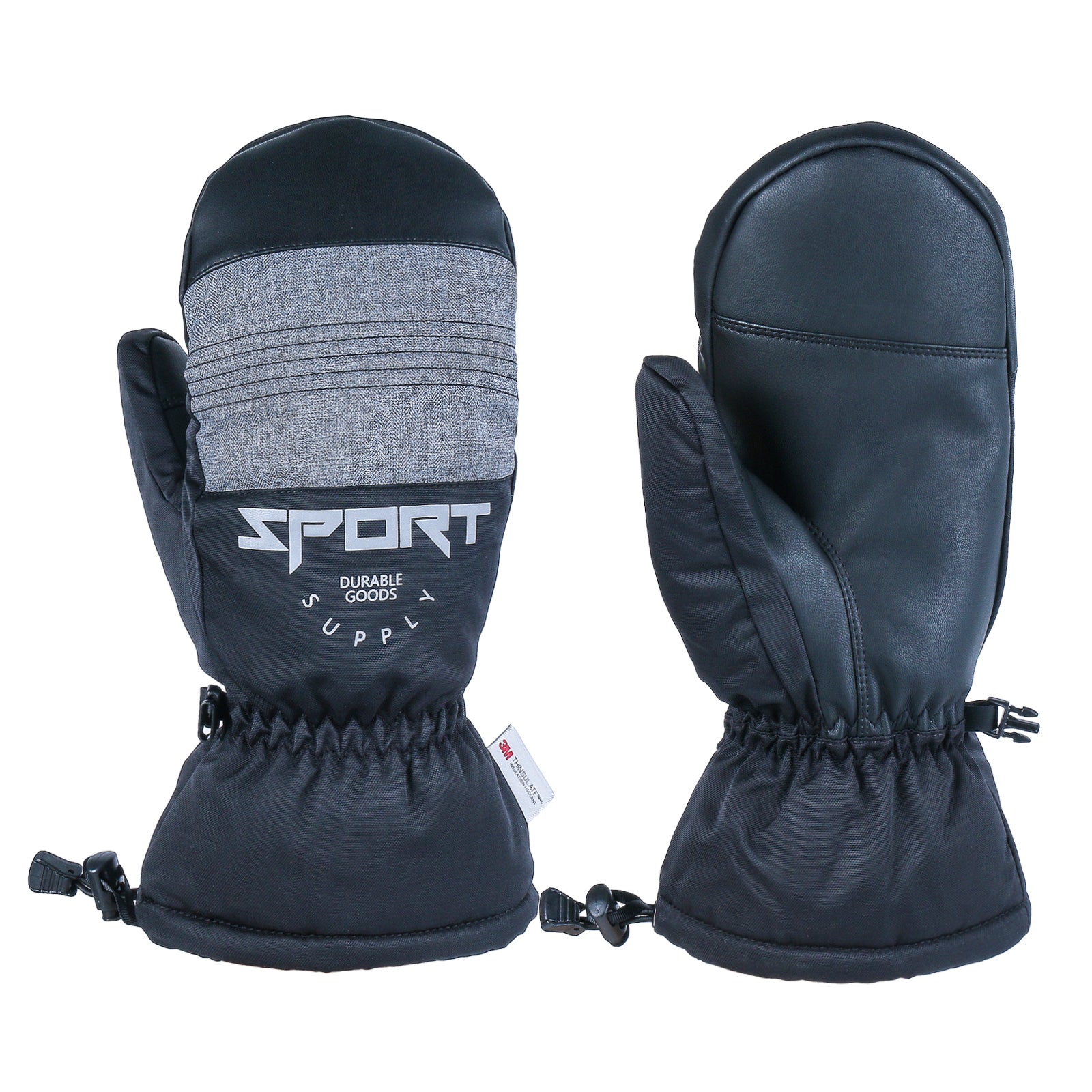Waterproof Windproof Ski Mittens for Skiing Cycling Mountaineering