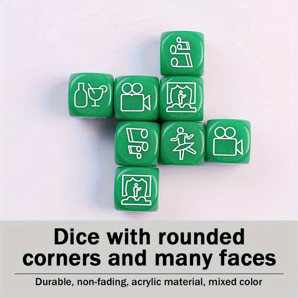 5pcs Essential Dices For Party Multiplayer Fun