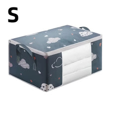 Cartoon Pattern Large Capacity Organizer Zipper Dustproof Container