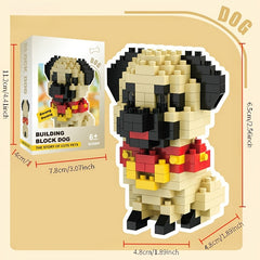 Puppy Building Blocks Small Particle Educational Toy