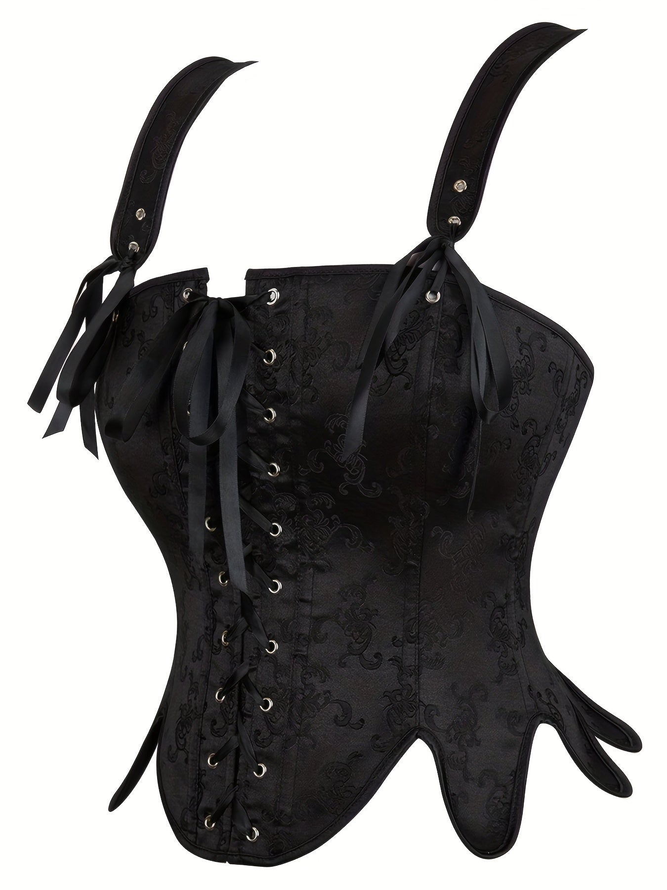 Waist Shaping Tied Shapewear Bustiers Gothic Corset Tank Top