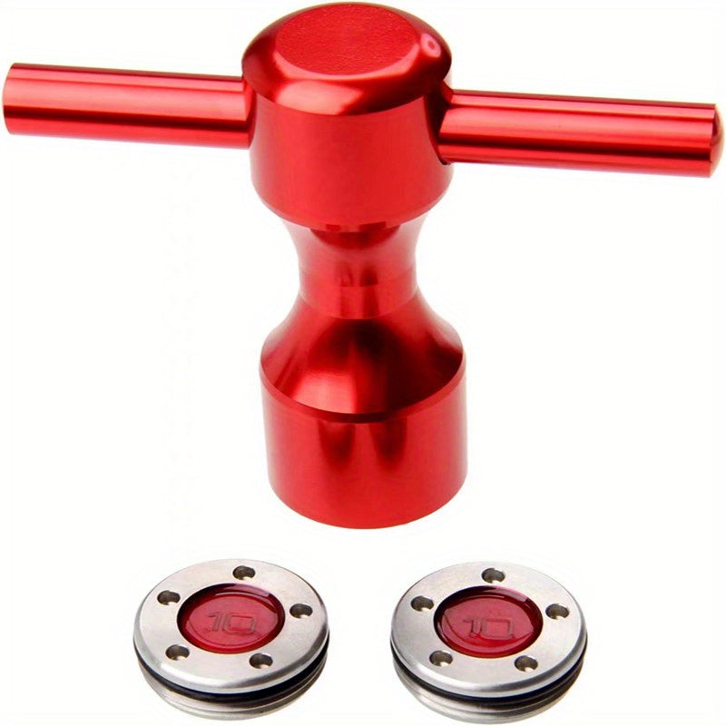 Adjust Golf Putting: Red Wrench & Screws, 5 Hole Alignment, 10g & 20g Options