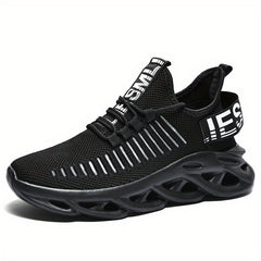 Men's Blade Slip-on Sneakers Shoelaces Odor-Resistant Athletic Shoes