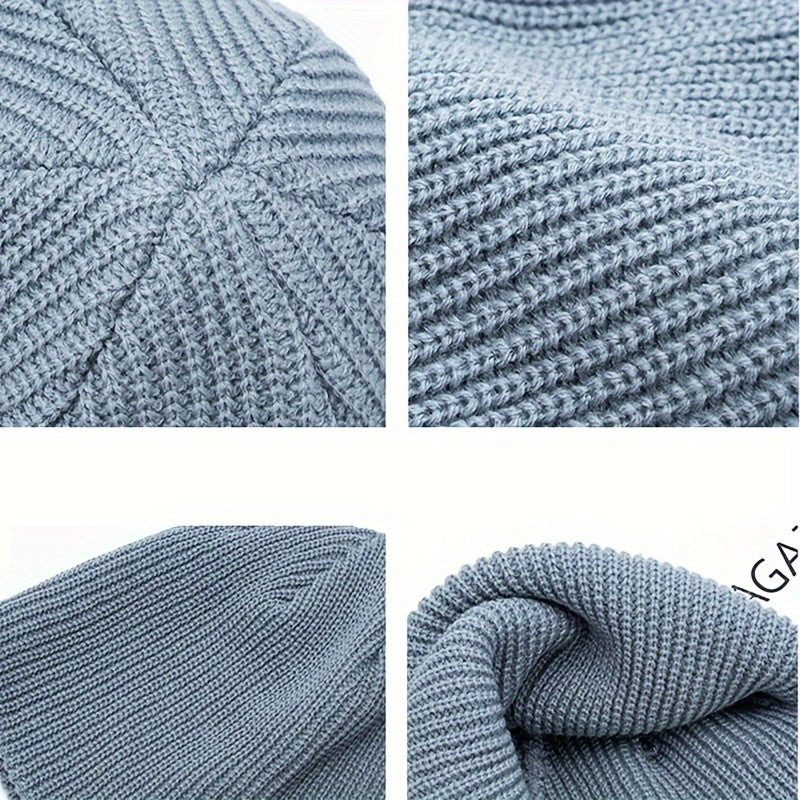 Knitted Beanie Ear Protection Hat Warm Keeping