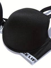 Plus Size Sexy Bra Front Closure Molded Cup Underwire Bra