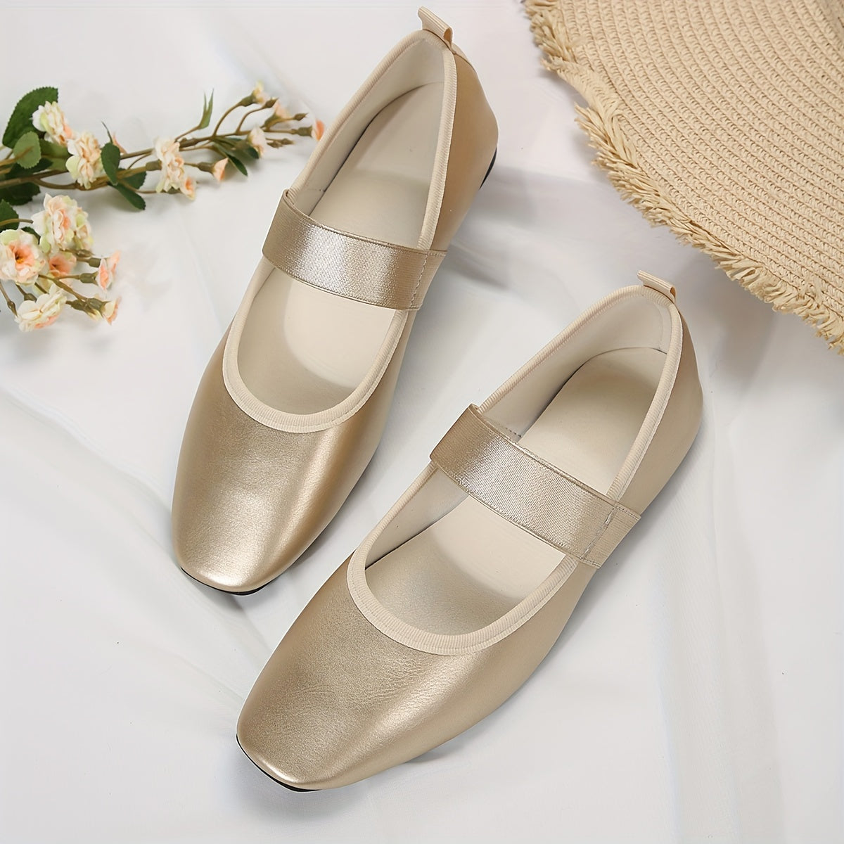 Women's Soft Sole Ballet Dance Shoes Lightweight Flat Mary Janes