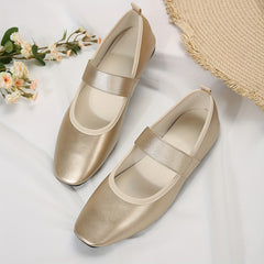 Women's Soft Sole Ballet Dance Shoes Lightweight Flat Mary Janes
