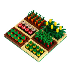 Vegetable and Fruit Garden Building Blocks DIY Model Set
