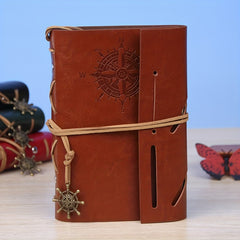 Vintage Ledger Diary Strap A6 Notebook