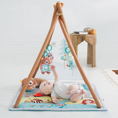 Baby Play Mat Activity Gym with Ball Pit Sensory Toys Music Tummy Time