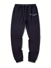 LA Casual Stretch Graphic Joggers Men's Sweatpants