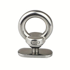 4 Pack Stainless Steel Track Mount Tie Down Eyelets Boat Bungee Cord Holders