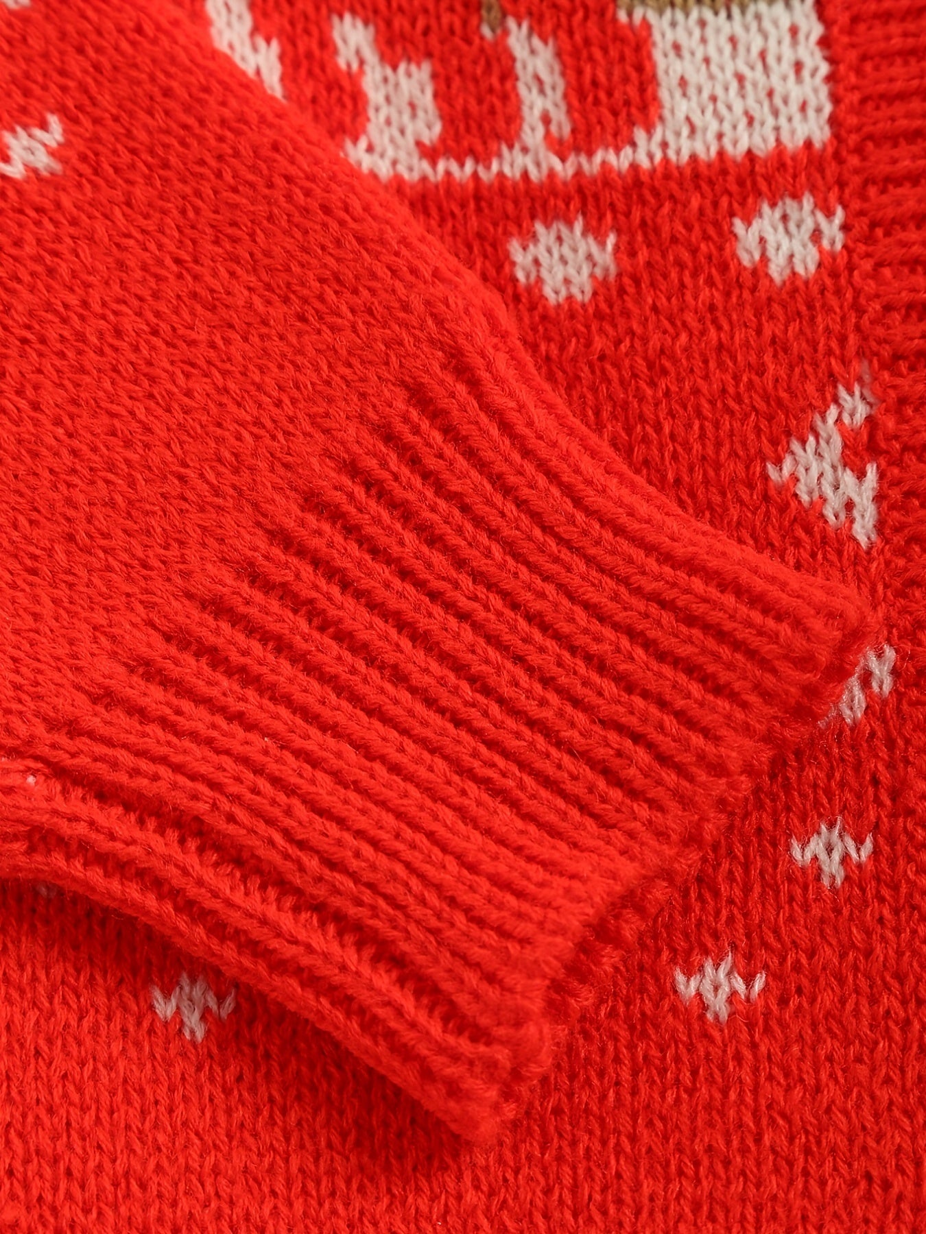Christmas Dressing Button V neck Knit Cardigan Little Girls Casual Sweater Top
