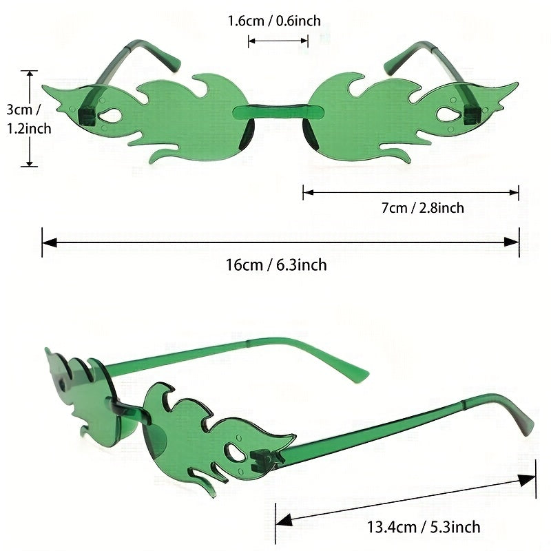5 Pairs Colorful Sunglasses for Summer Beach Vacation Buddy Sharing Outfit